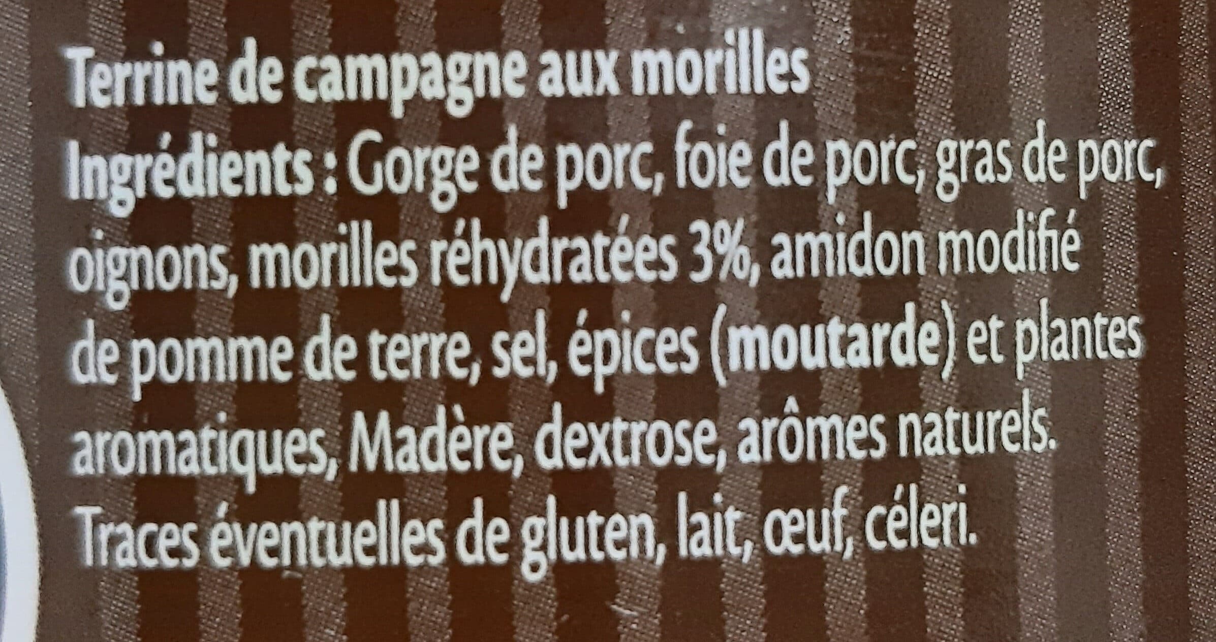 Stéphan Terrine de Campagne aux Morilles packshot