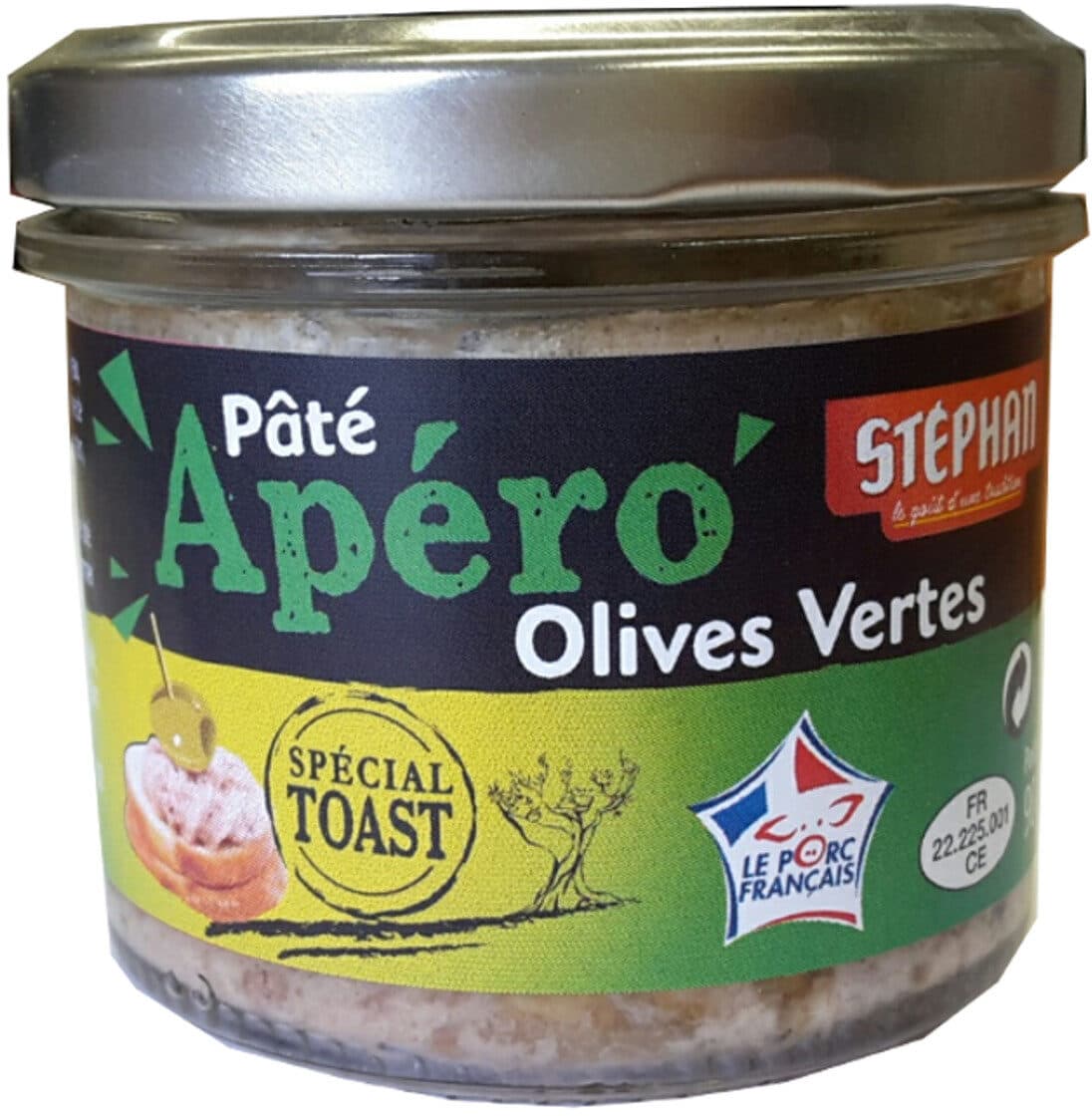 Stéphan Pâté 'Apéro' olives vertes packshot