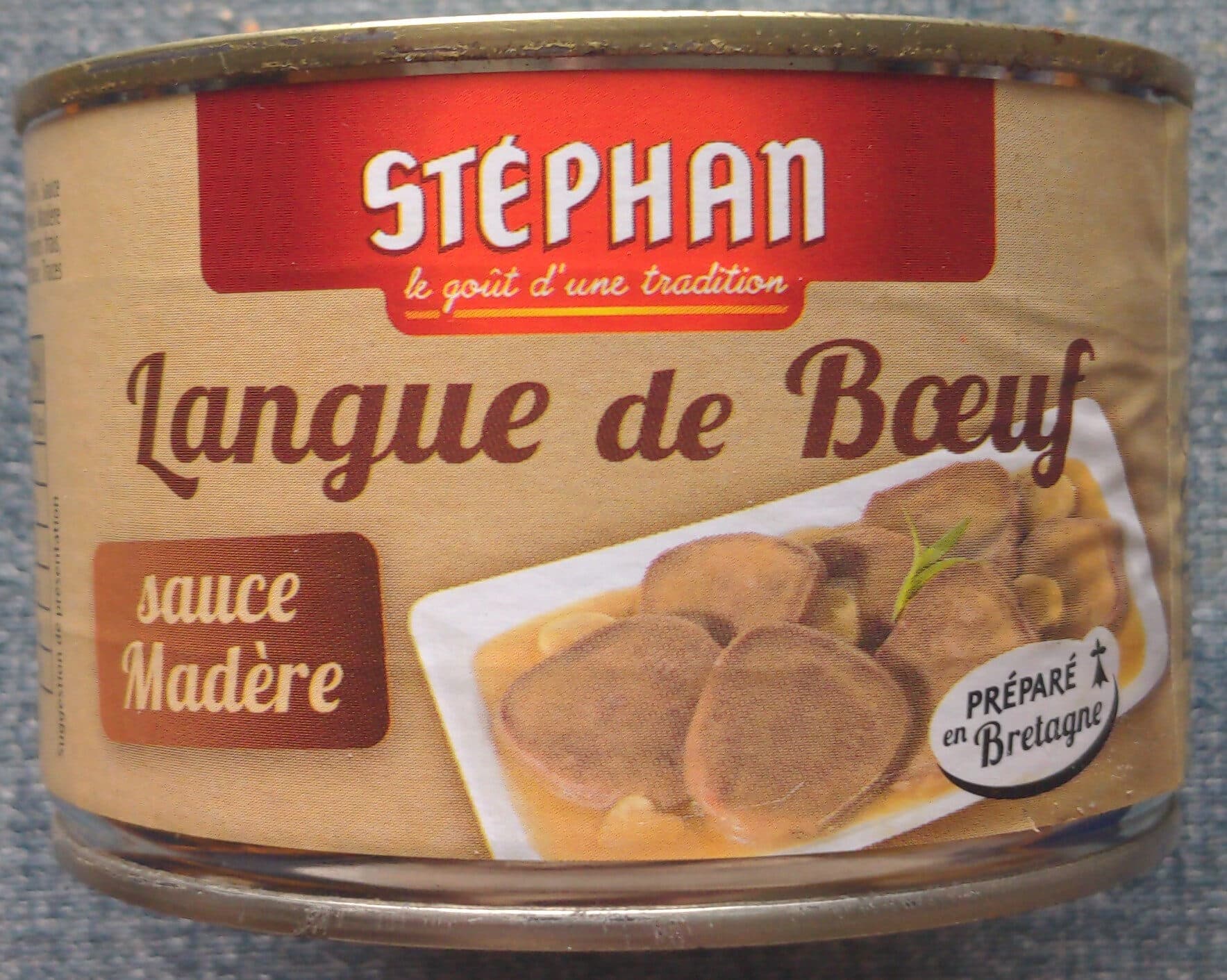 Stéphan Langue de bœuf sauce madère packshot