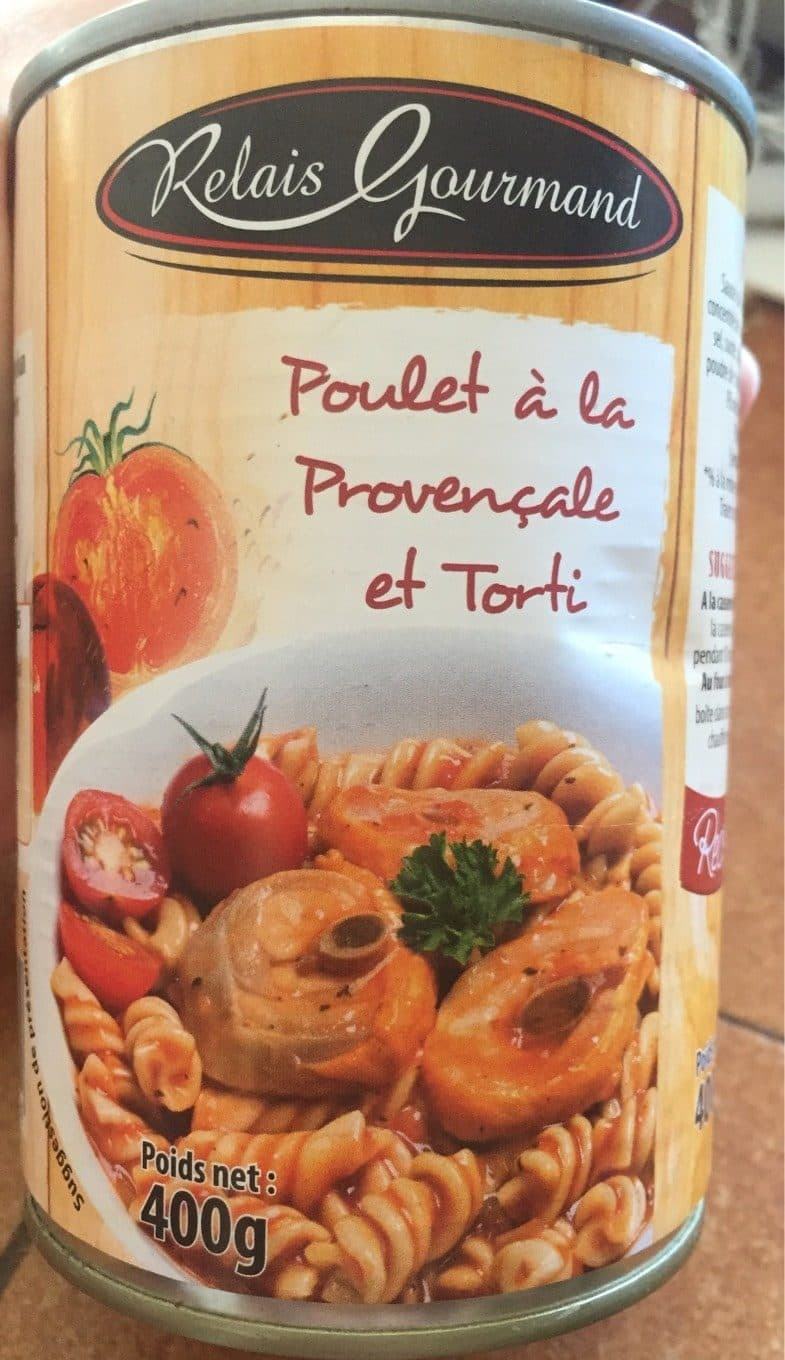 Relais Gourmand Poulet à la provencale et Torti packshot