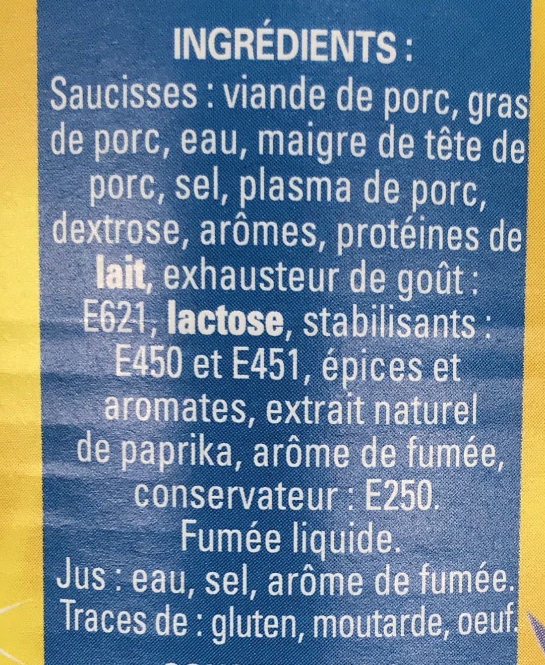 Relais gourmand Saucisses cocktail packshot