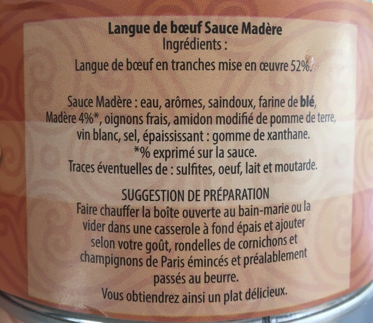 Relais Gourmand Langue de boeuf packshot