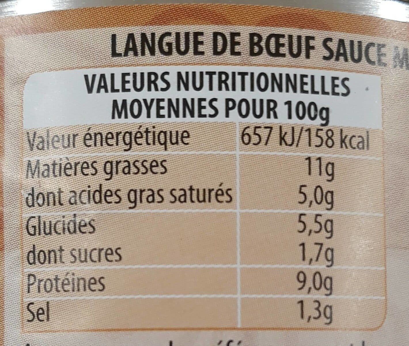 Relais Gourmand Langue de boeuf packshot