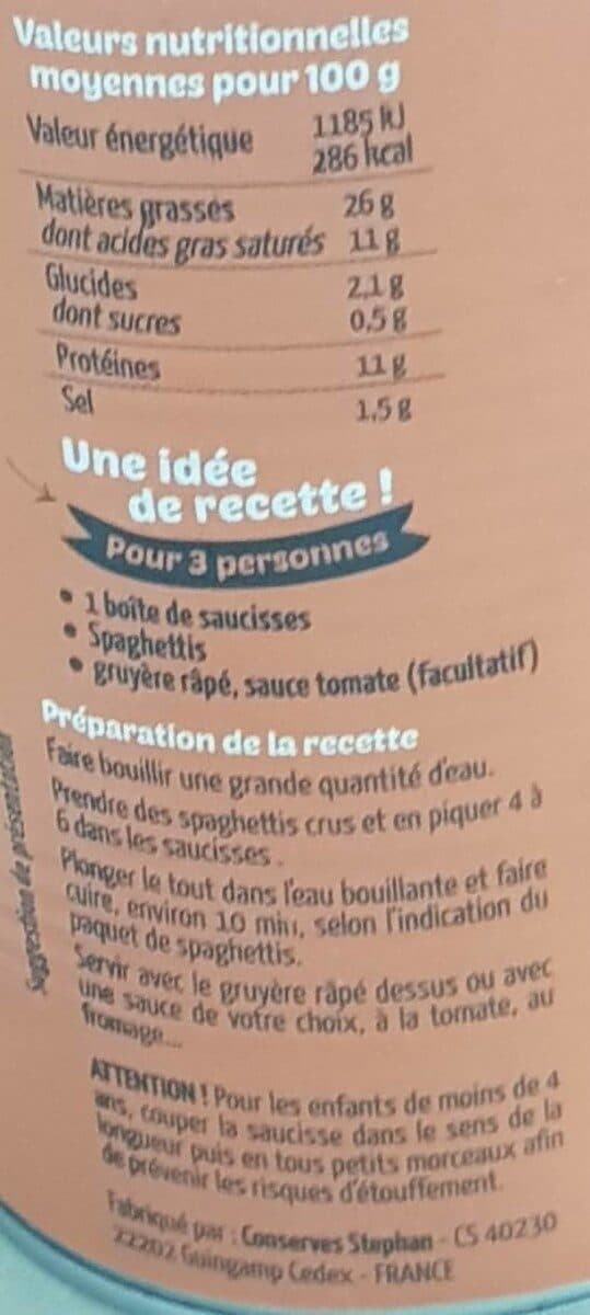 Relais gourmand Mini saucisse à cuisiner packshot