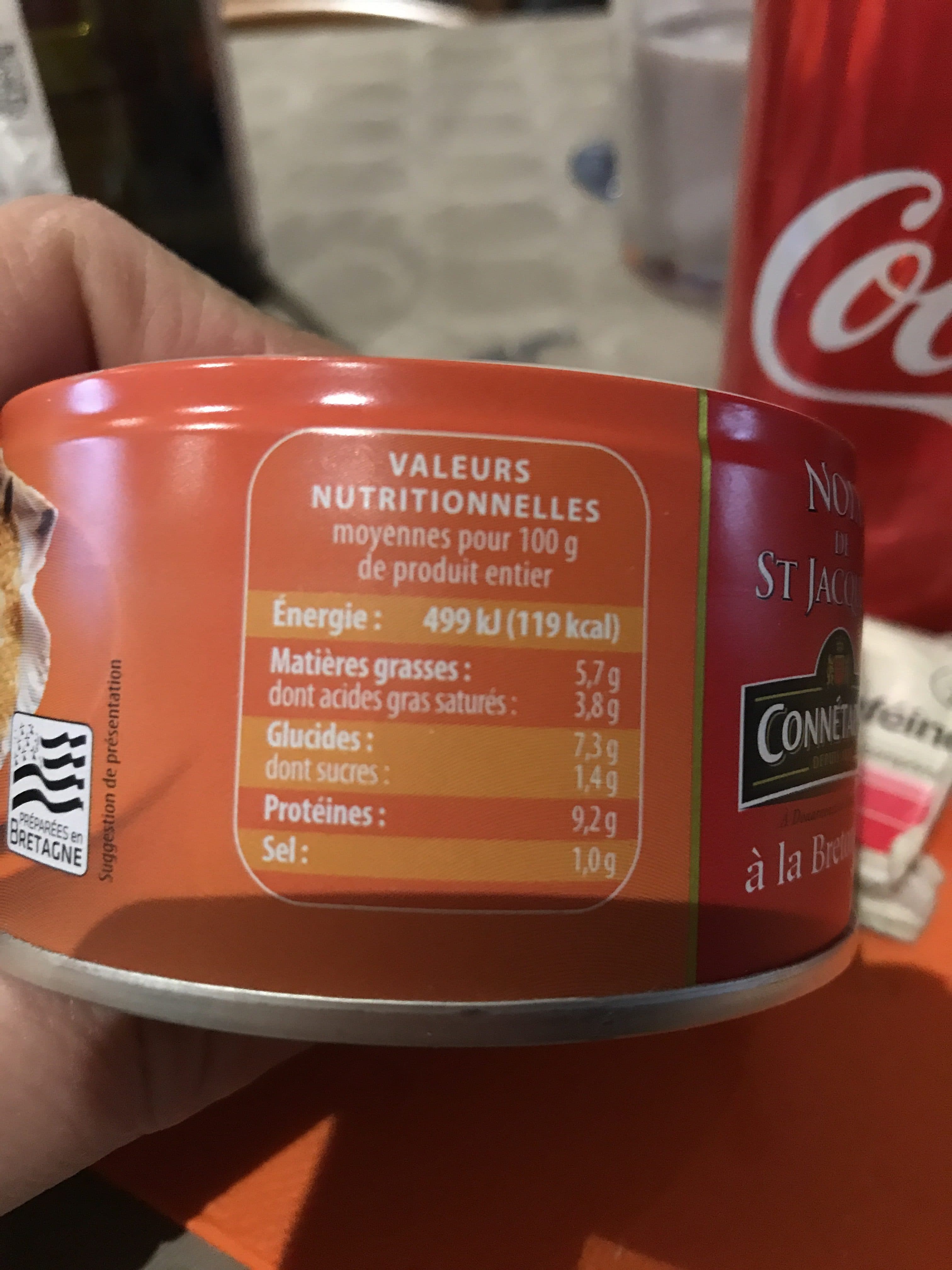 Connetable Noix St Jacques à la Bretonne packshot