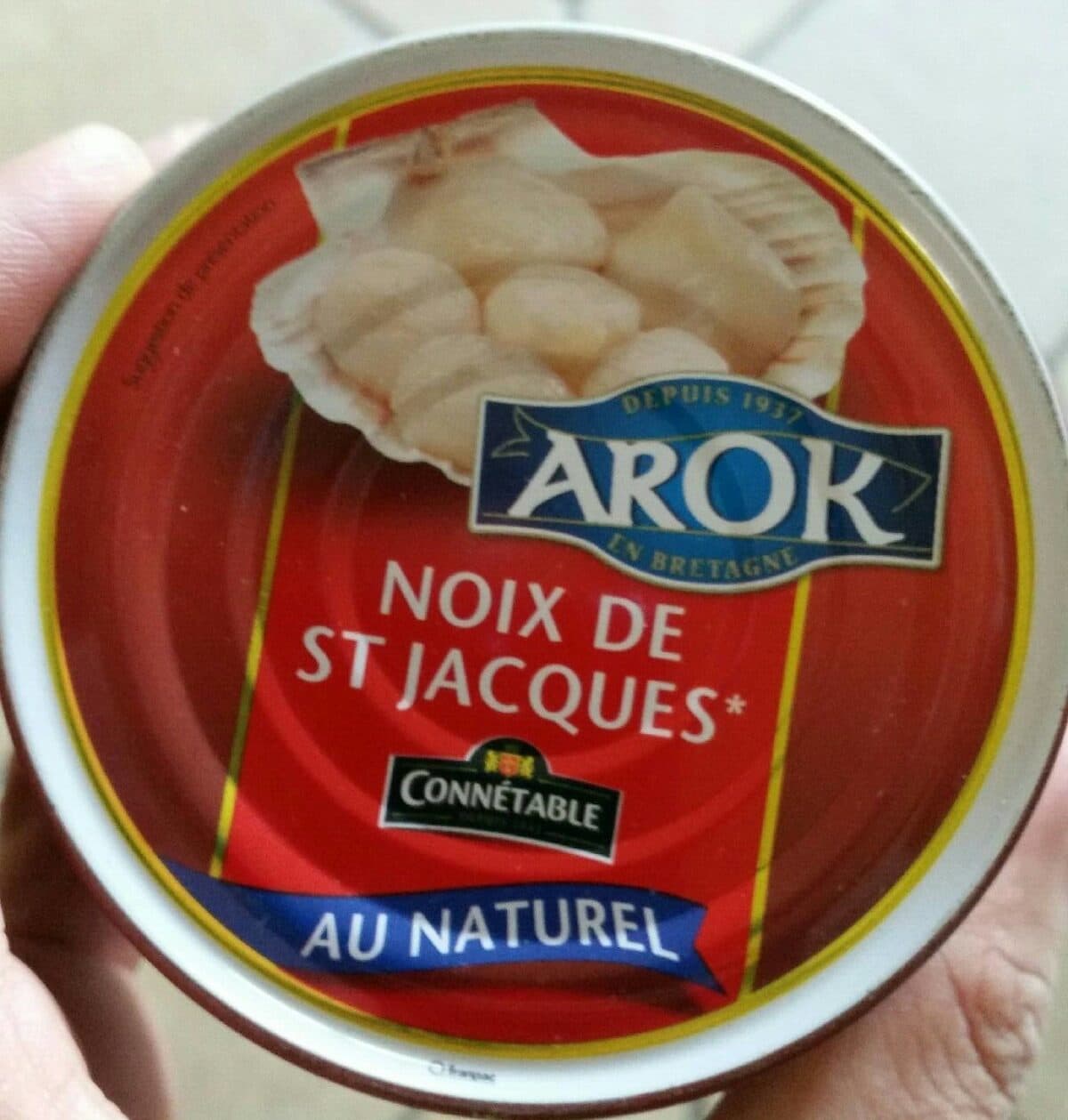 Connétable Noix de St Jacques au naturel AROK packshot