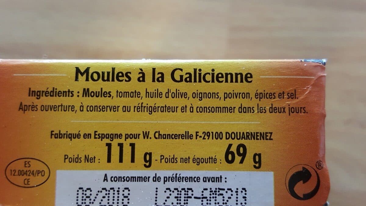 Open Food Facts Moules à La Galicienne Apéri-tapas Arok packshot
