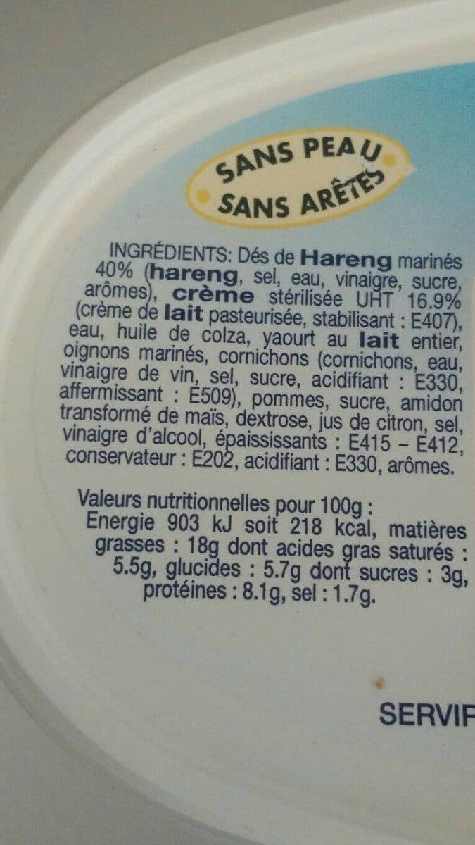 Simon Des de Harengs Creme 400G packshot