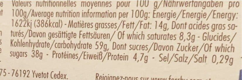 Forchy Cake Fruits aux cerises de Provence packshot