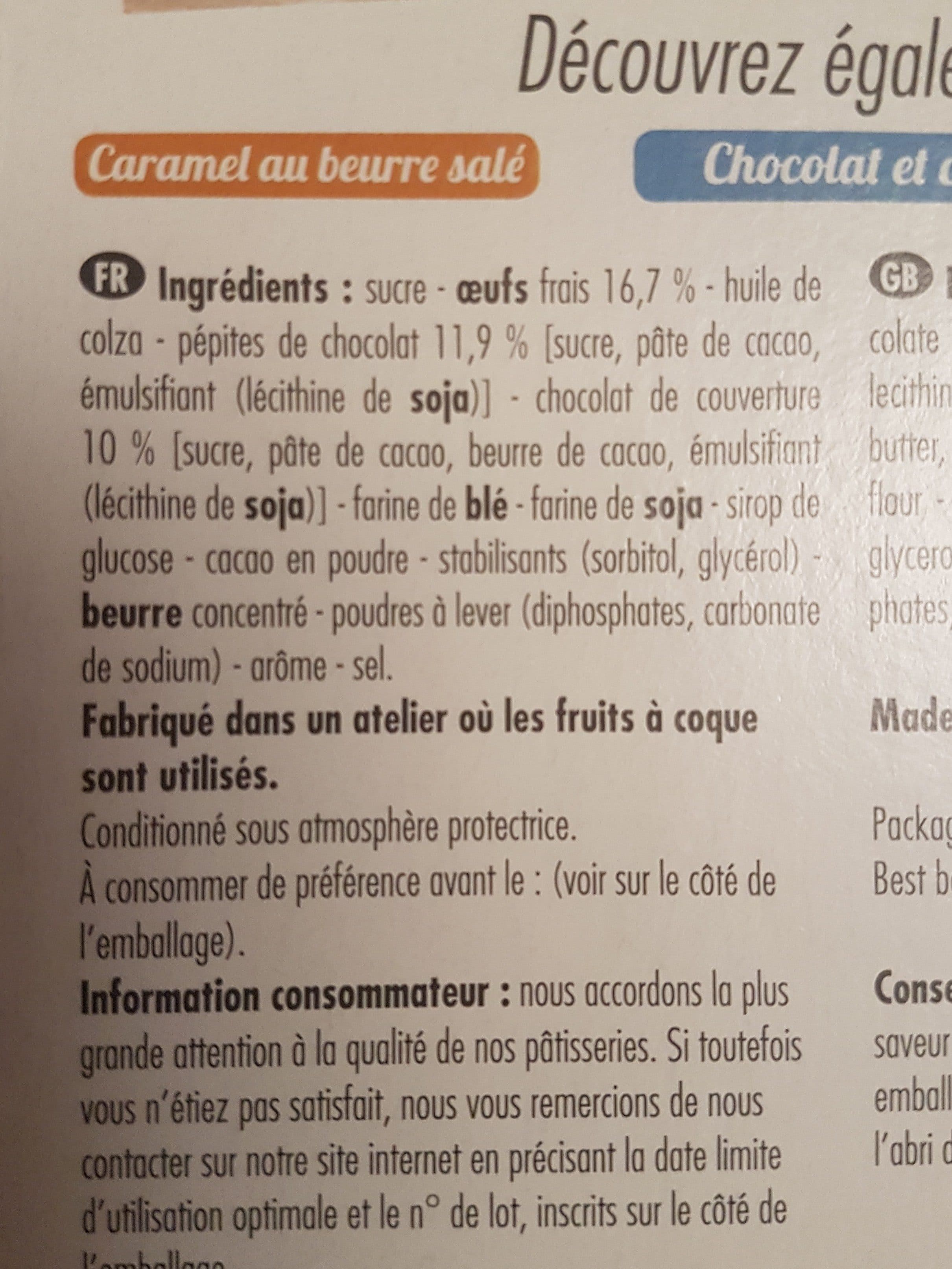 Forchy Brownie Chocolat et Pépites packshot
