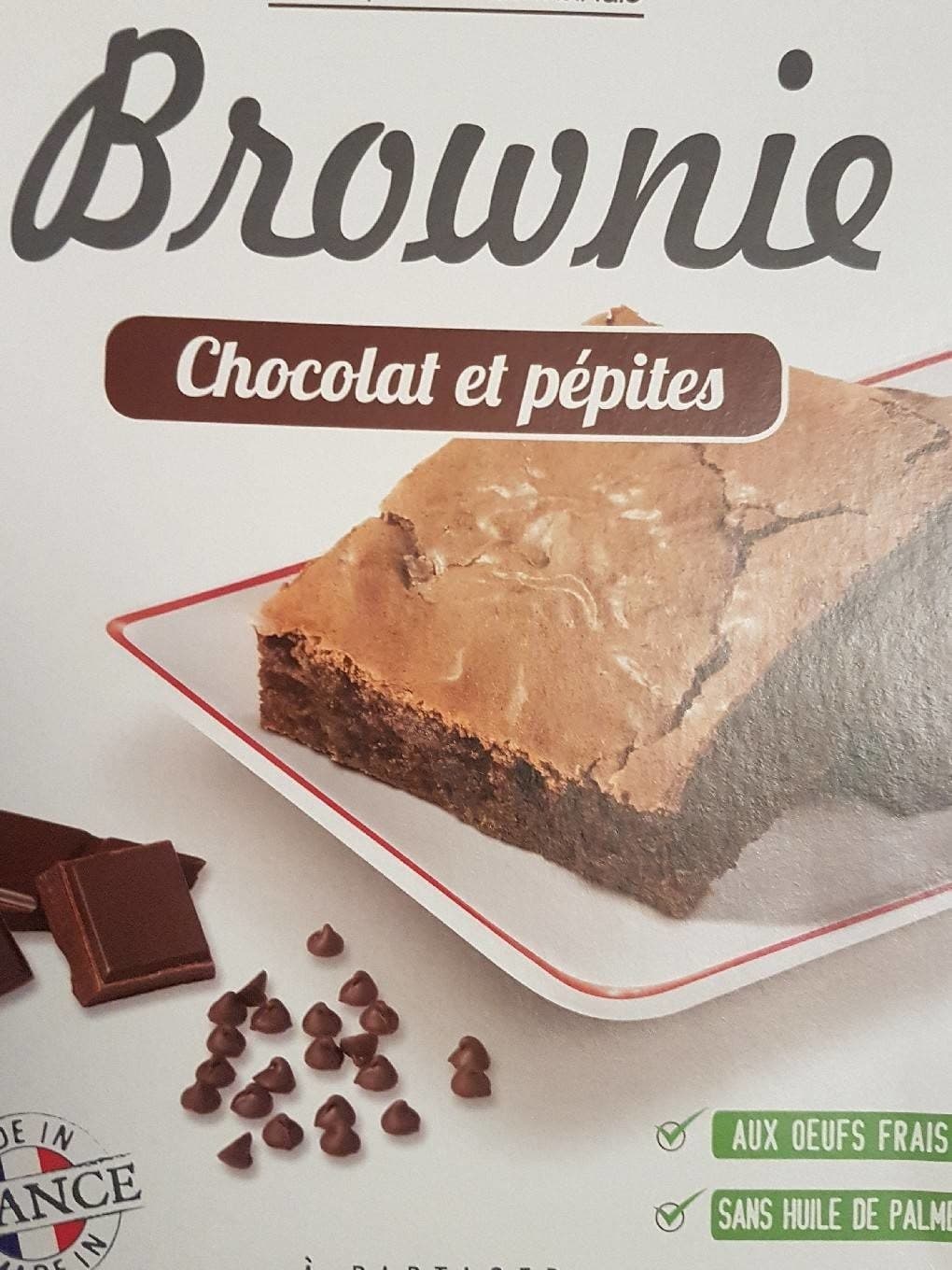 Forchy Brownie Chocolat et Pépites packshot