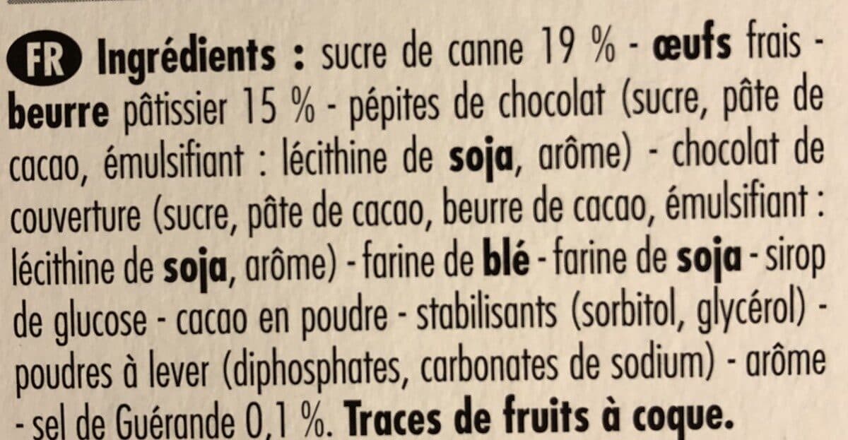 Open Food Facts Brownie Pur beurre et sucre de canne packshot