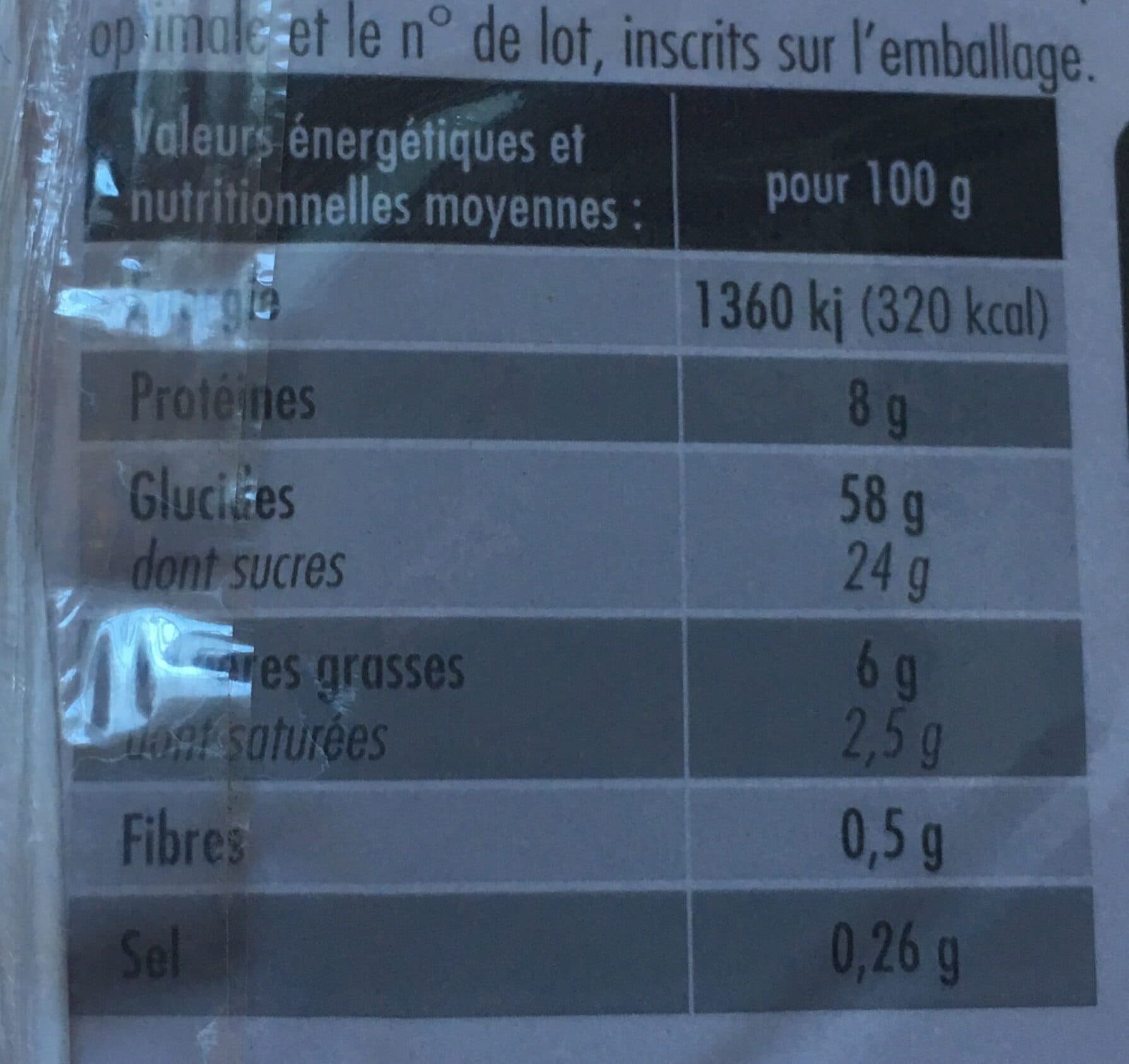 Forchy Génoise aux oeufs frais packshot