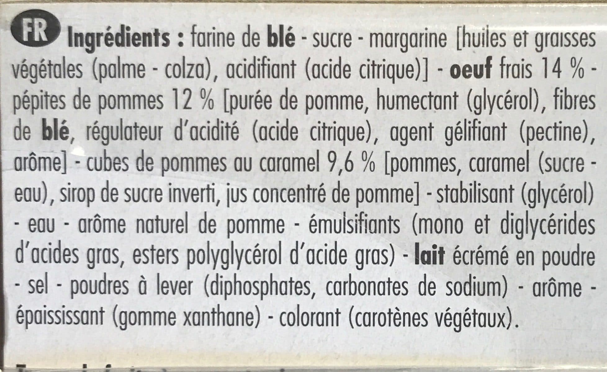 Open Food Facts Cake aux pomme packshot
