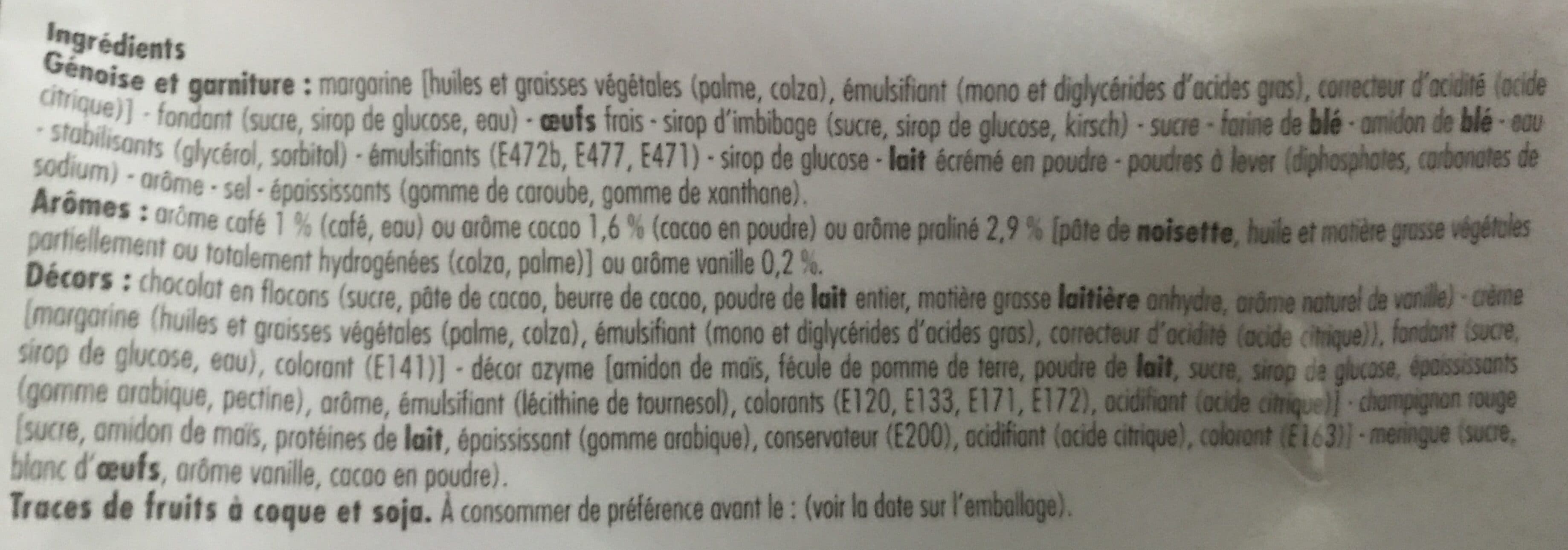 Forchy Bûche Pâtissière Café packshot
