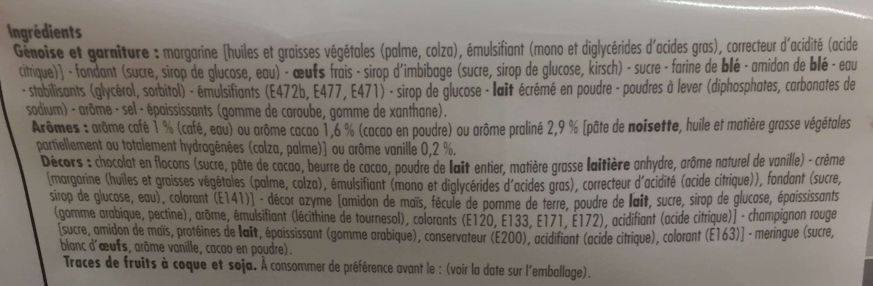 Forchy Bûche pâtissière parfum vanille packshot