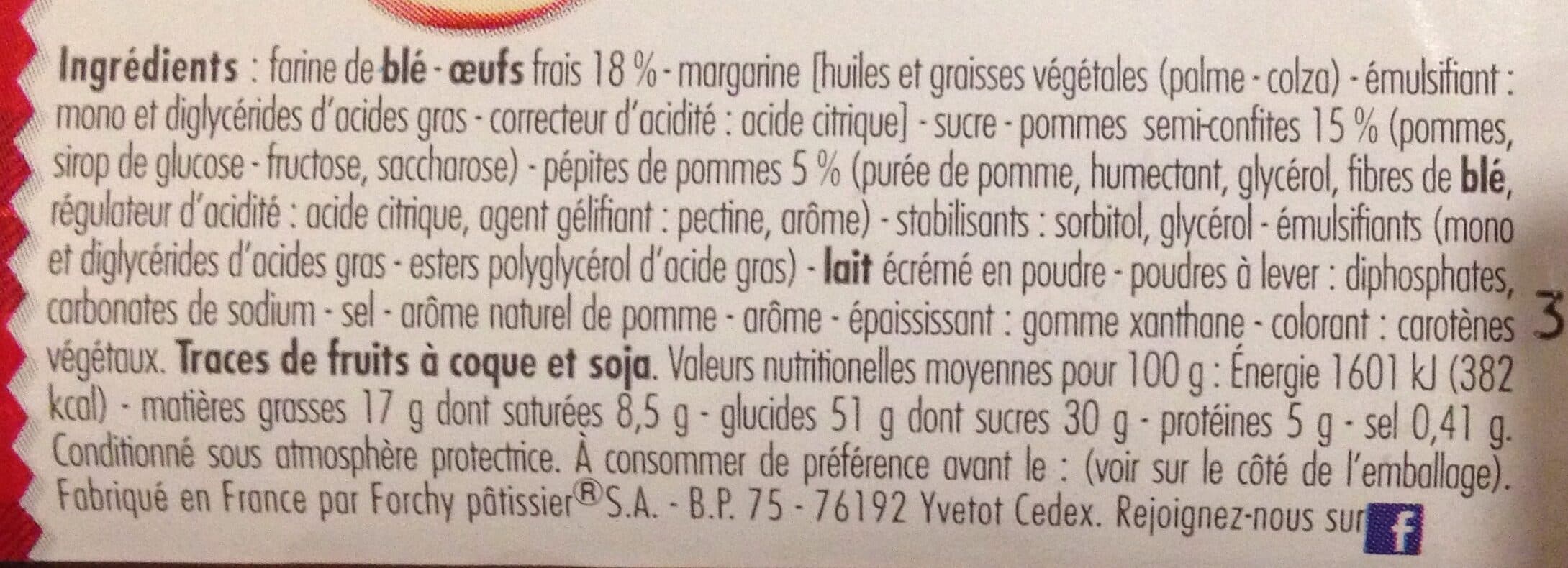 Forchy Cake Pomme 5Tr 275G Forch, packshot