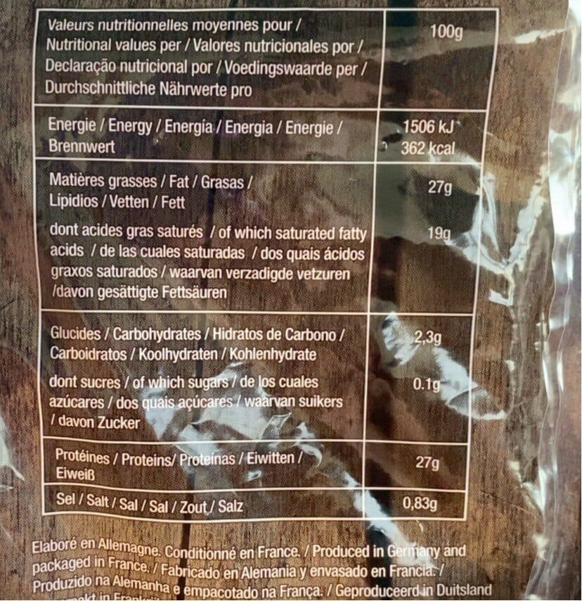 Valmartin Emmental râpé packshot