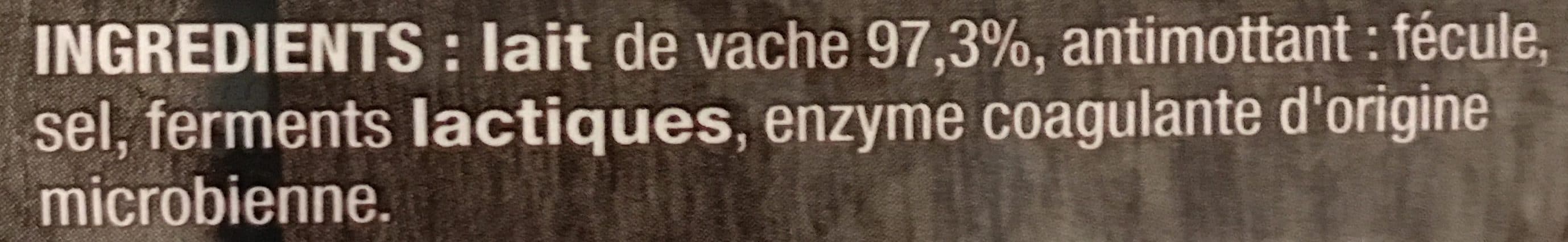 Valmartin Emmental rapé gros packshot