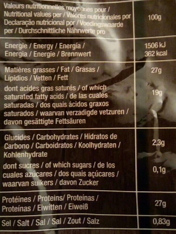 Valmartin Emmental Bio packshot