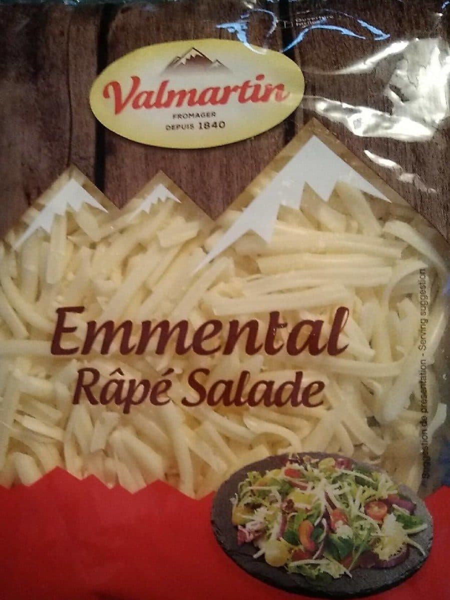 Valmartin Emmental râpé salade packshot