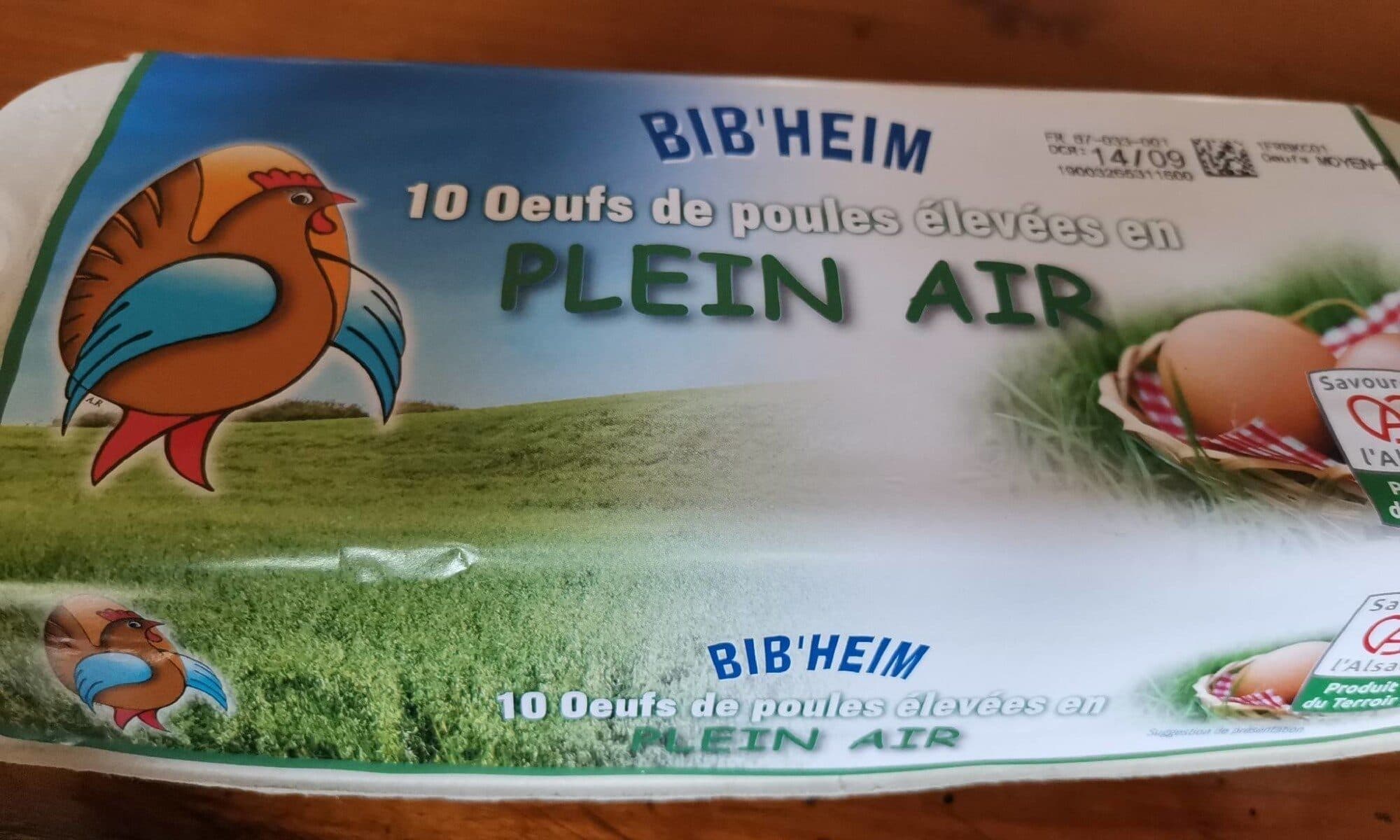 Open Food Facts Oeuf packshot