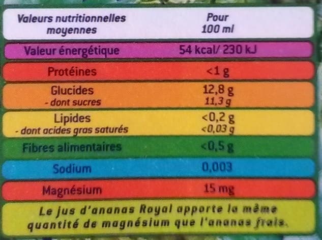 Royal Jus d'ananas 100% fruit packshot