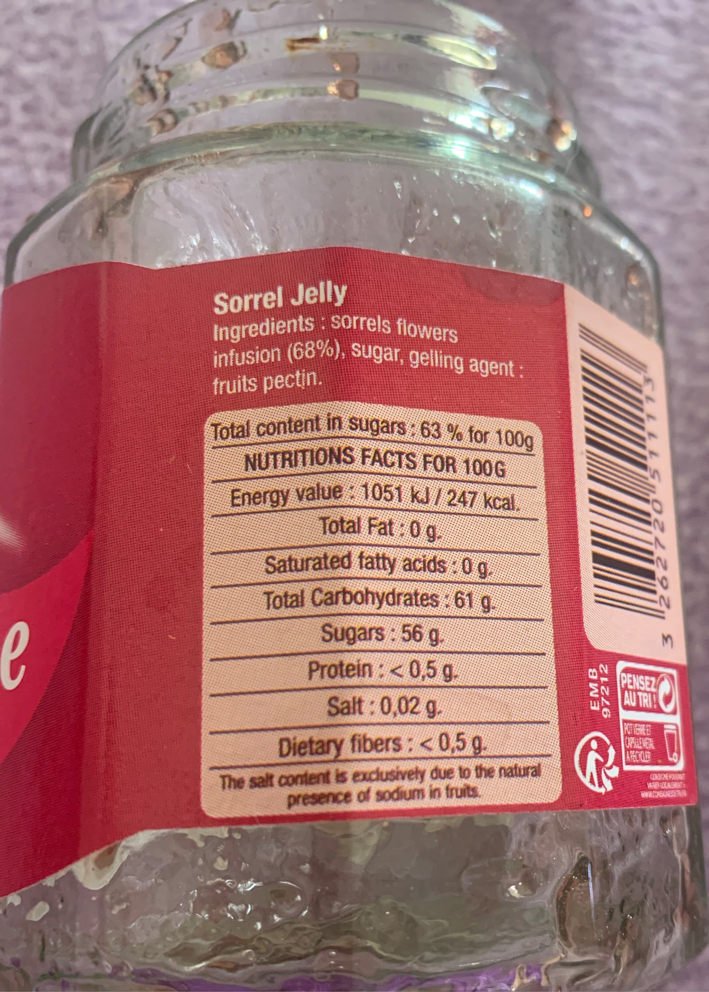 Royal Gelée extra Groseille pays packshot