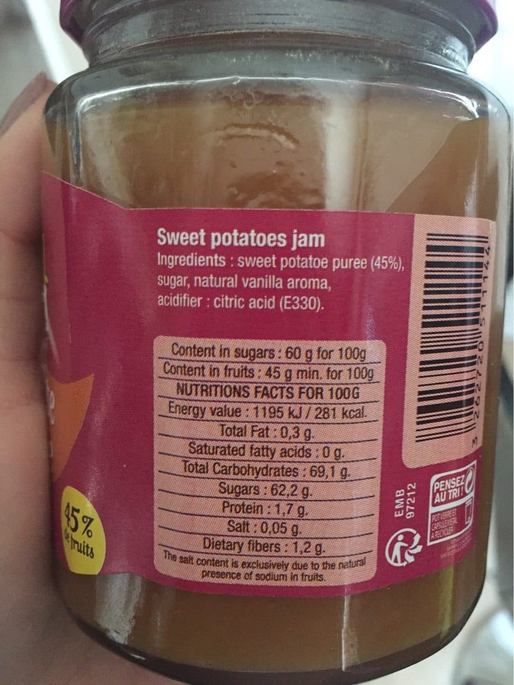 Royal Confiture de Patate Douce packshot