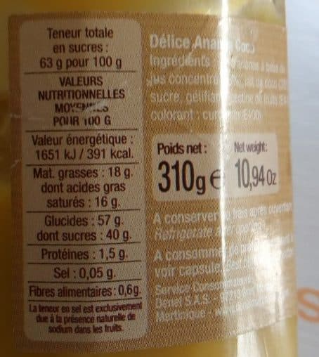 Royal Délice Ananas coco packshot