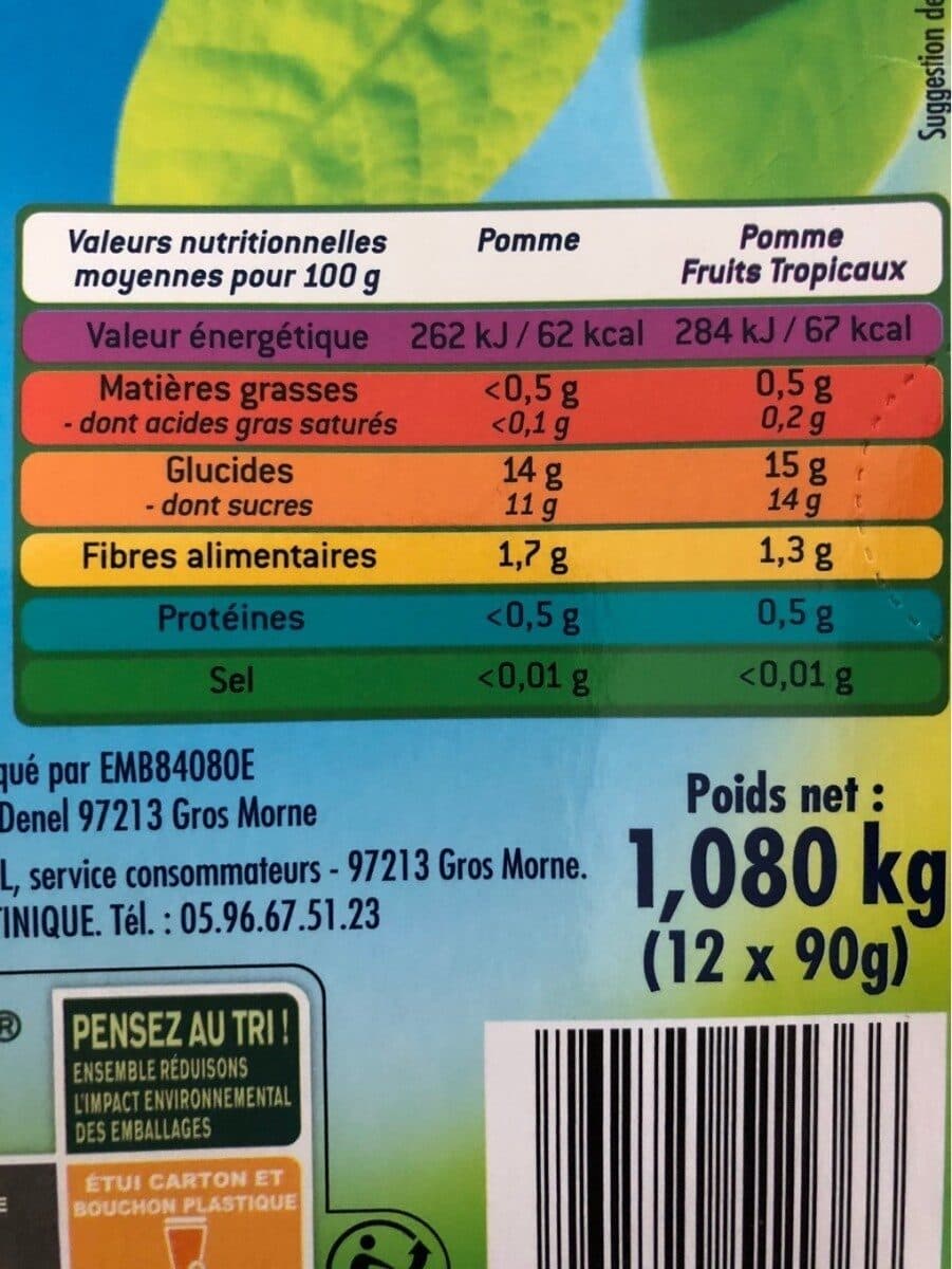 Open Food Facts Compote packshot