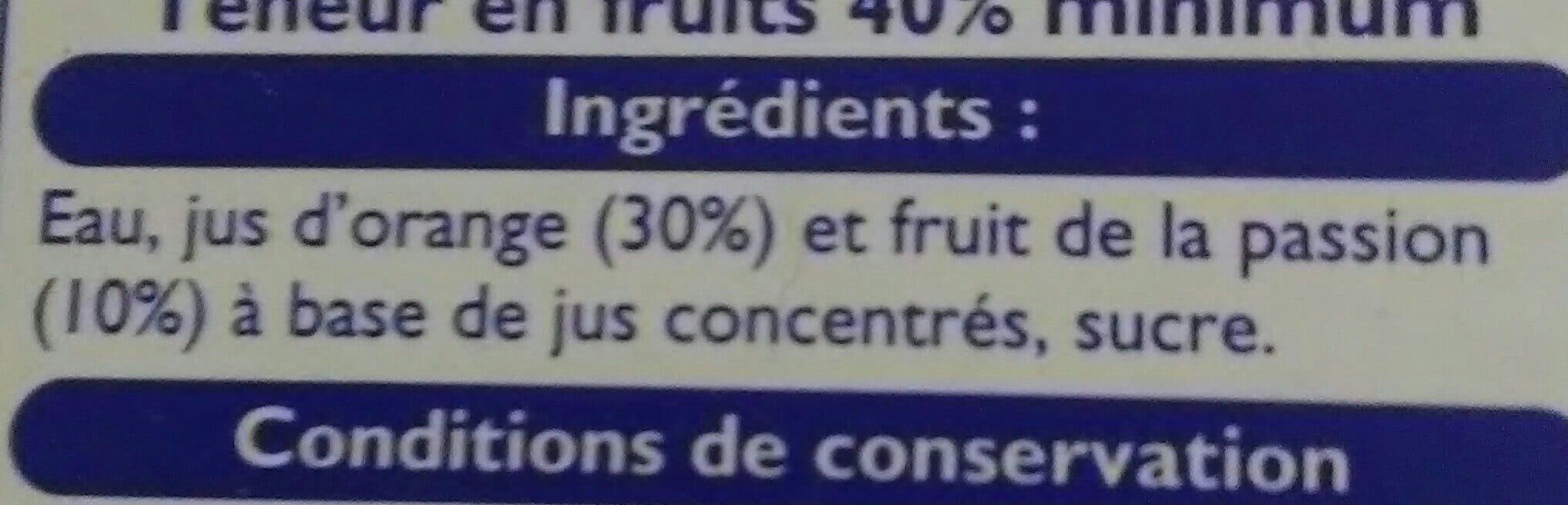 Open Food Facts Nectar Orange Passion packshot