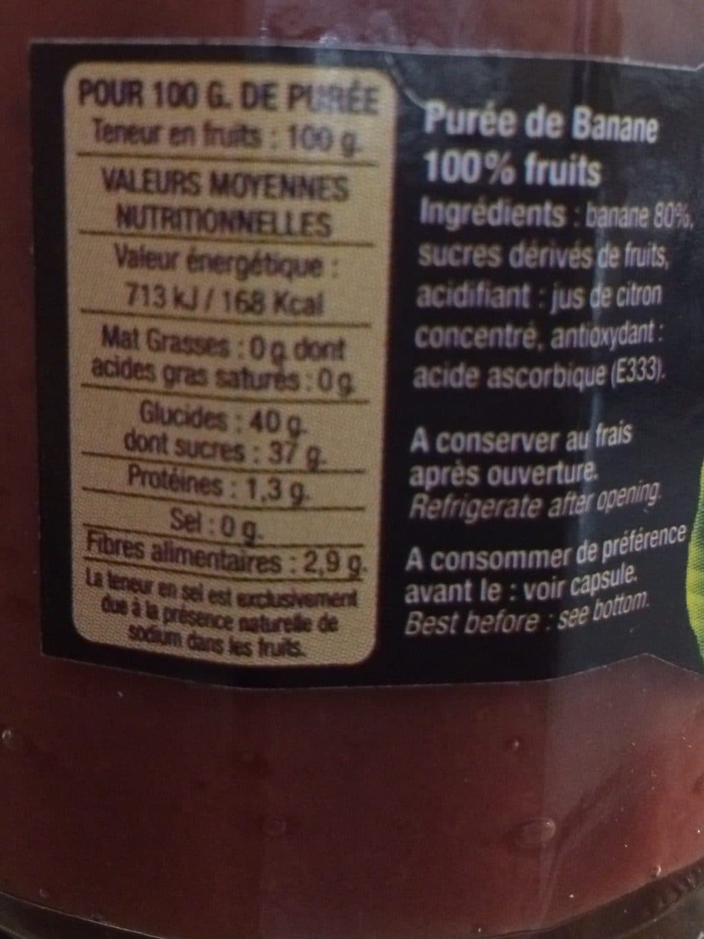 Royal Confiture banane packshot