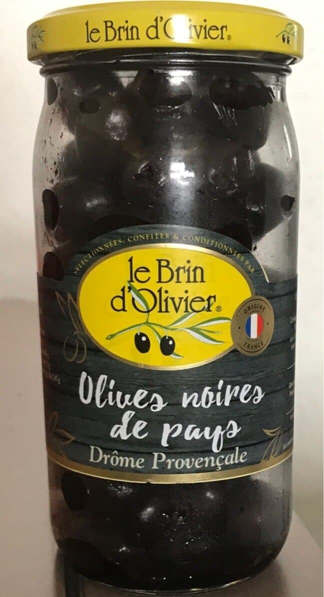 Le Brin d'Olivier Olives noires de pays aux herbes de Provence packshot