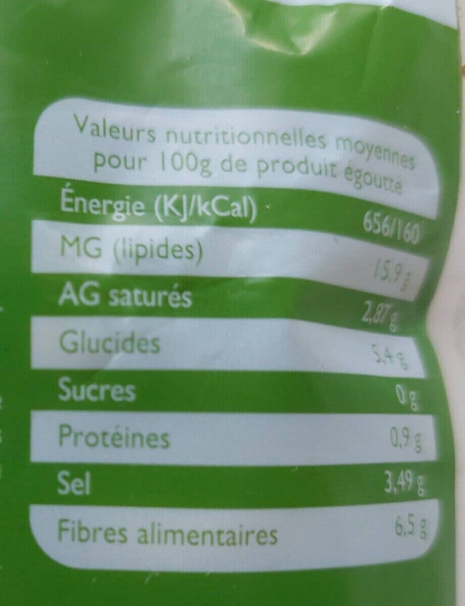Le Brin d'Olivier Olives vertes picholine packshot