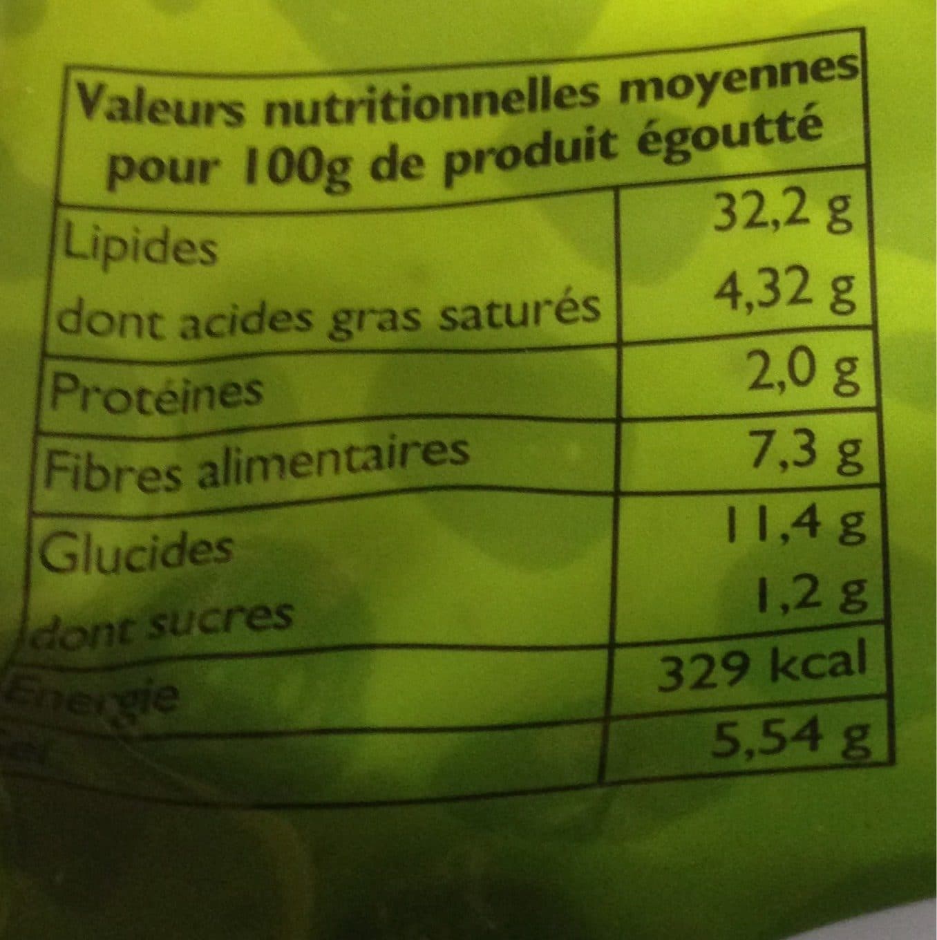 Le Brin d'Olivier Olives noires à la Grecque packshot