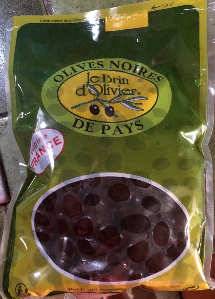 Le Brin d'Olivier Olives noires de pays packshot