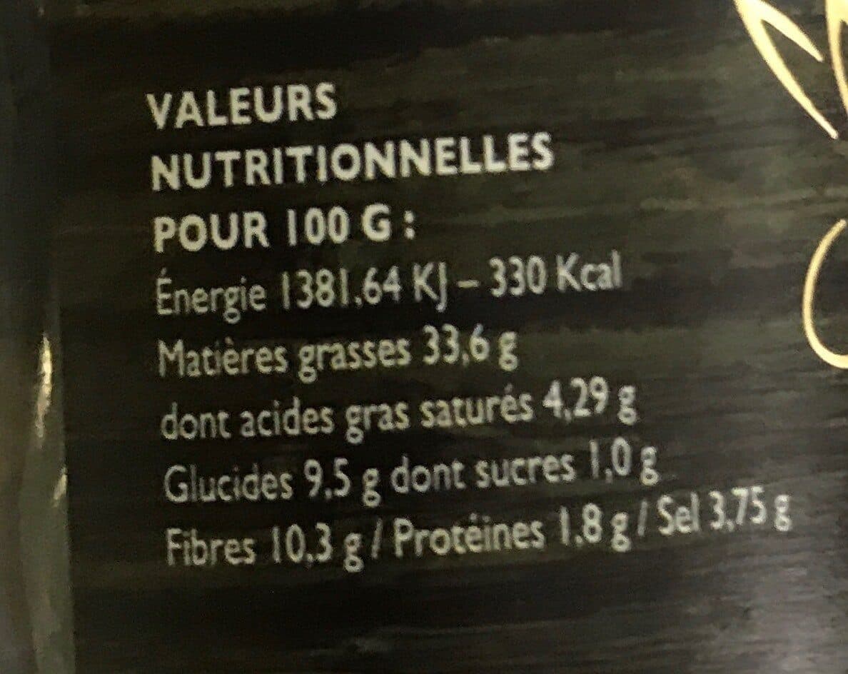 Le Brin d'Olivier Olives noires Tanche EXTRA packshot