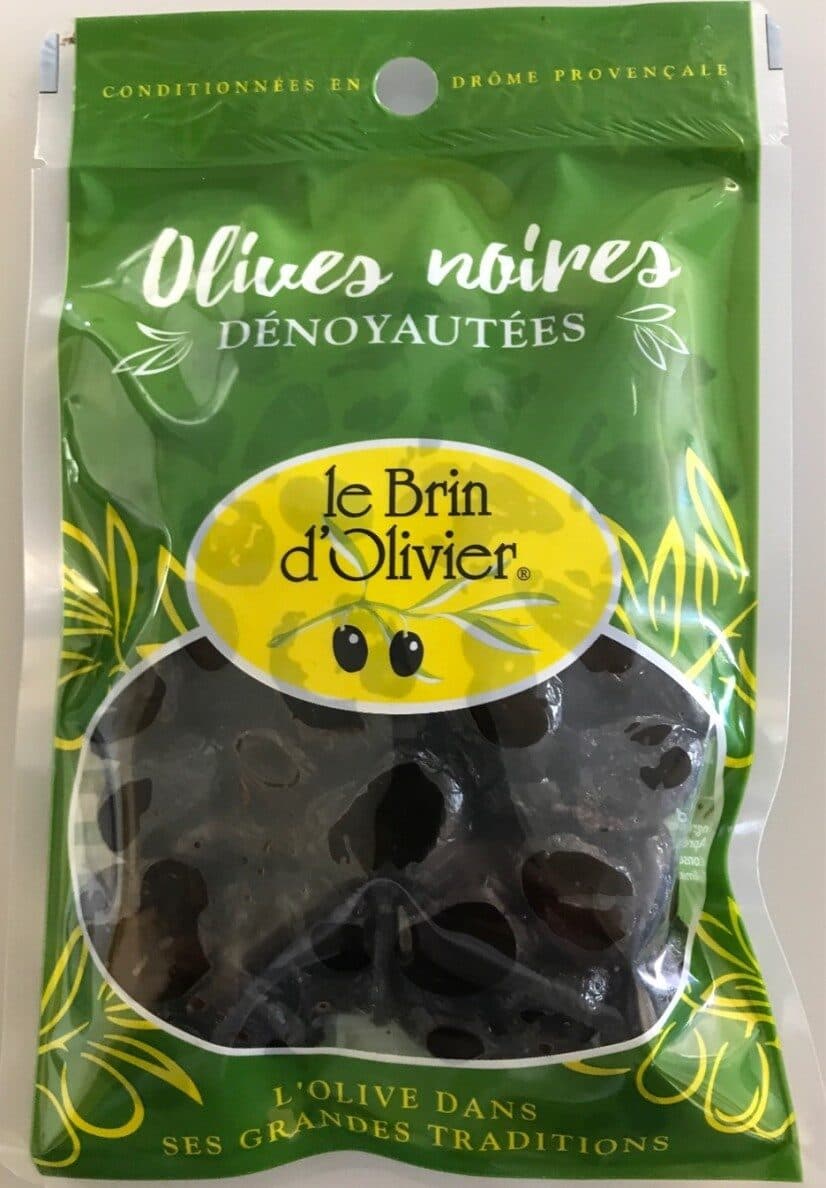 Le Brin D'olivier Olives noires denoyautees packshot