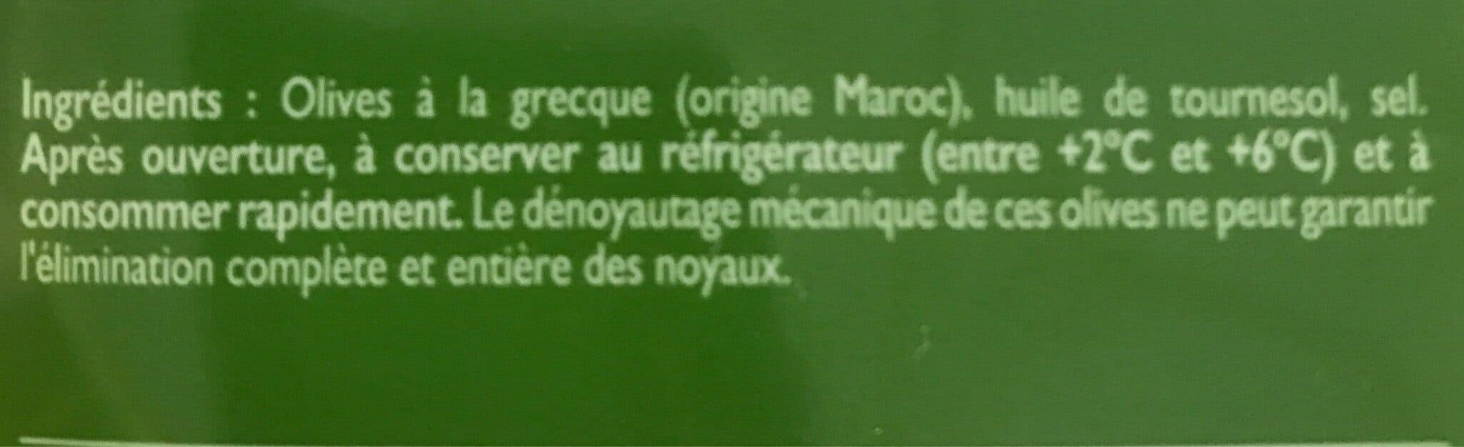 Le Brin D'olivier Olives noires denoyautees packshot