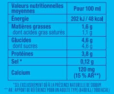 Alsace Lait Lait UHT demi-écrémé packshot