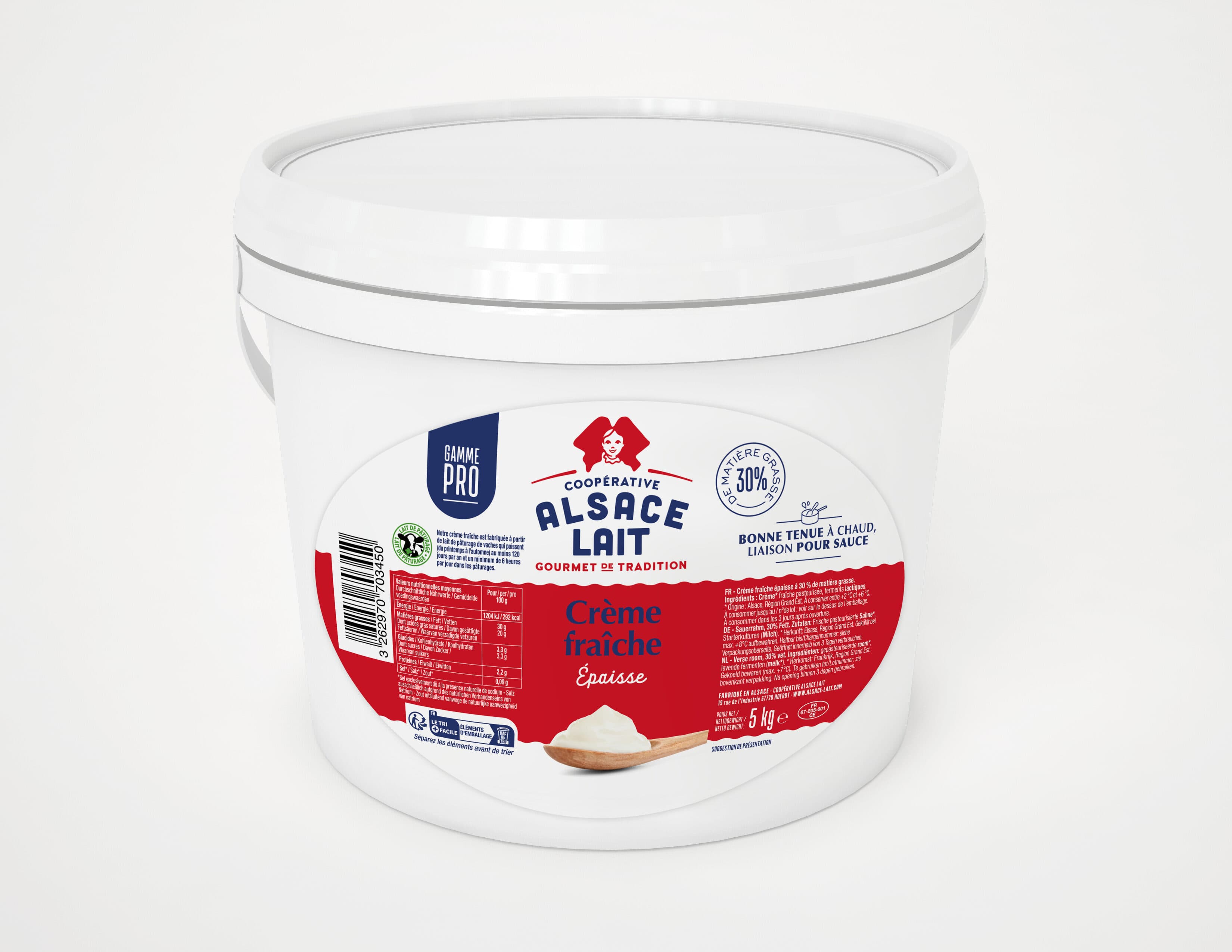 Alsace Lait Crème Fraîche épaisse 30 % MG packshot