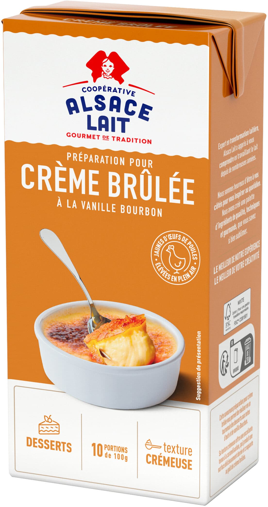 Alsace Lait Crème anglaise UHT packshot