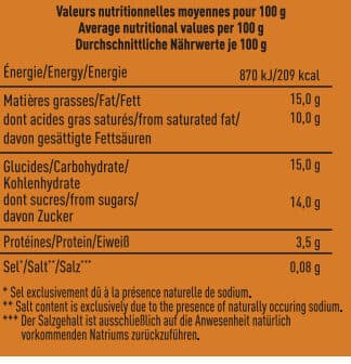 Alsace Lait Préparation pour Crème Brûlée à la Vanille Bourbon packshot