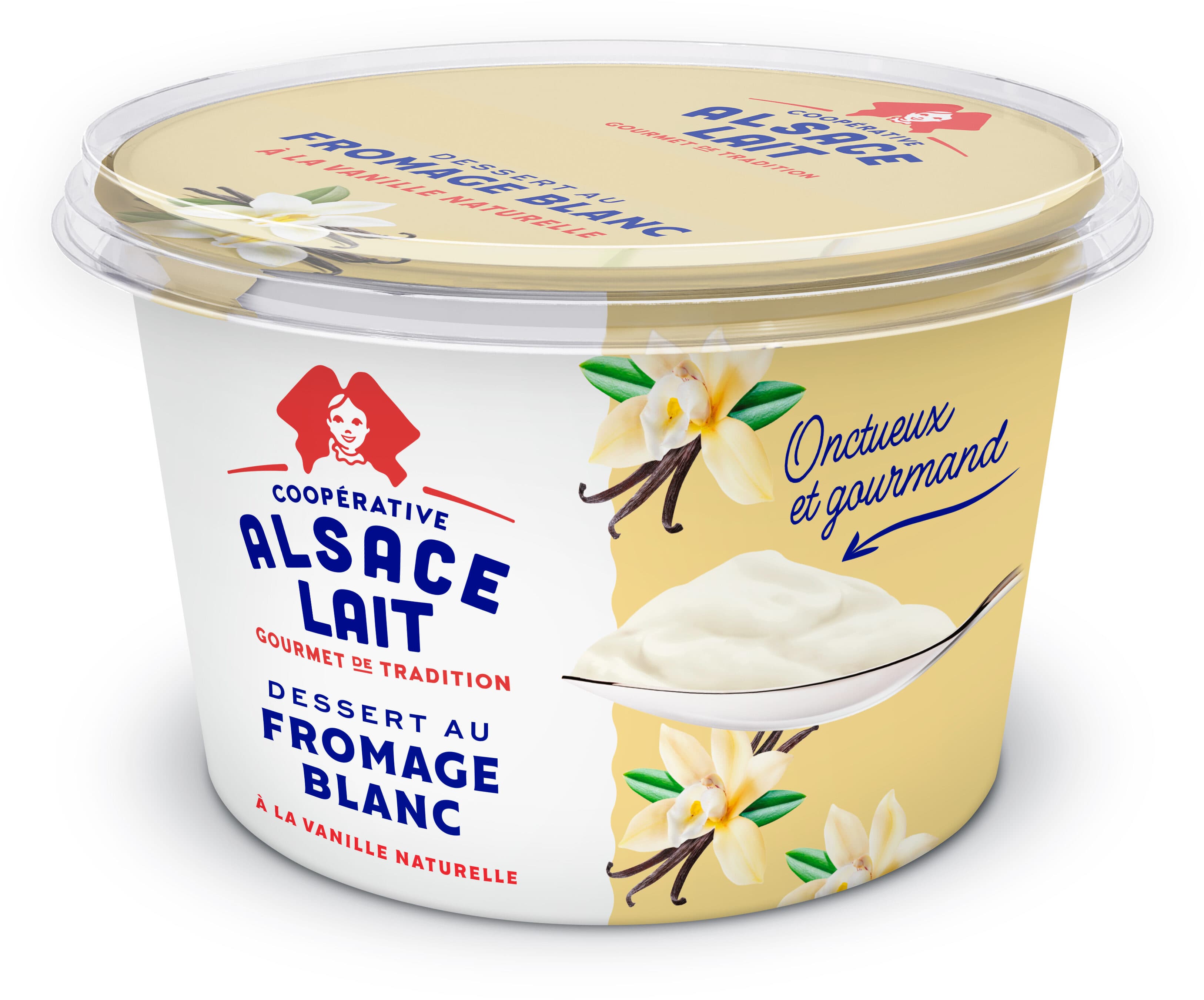 Alsace lait Dessert au Fromage Blanc à la Vanille Naturelle packshot