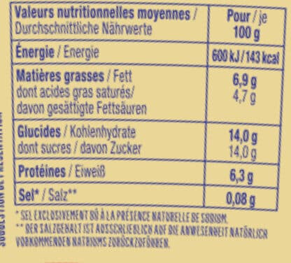 Alsace lait Dessert au Fromage Blanc à la Vanille Naturelle packshot