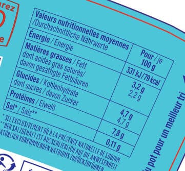 Alsace lait Fromage Blanc Nature 3.2% MG packshot