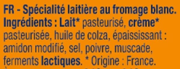 Alsace lait Préparation tarte flambée packshot