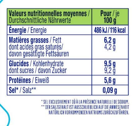 Alsace lait Fromage Blanc Bibeleskaes sur Lit de Rhubarbe packshot