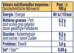 Alsace Lait Fromage blanc Bibeleskaes Mirabelle packshot